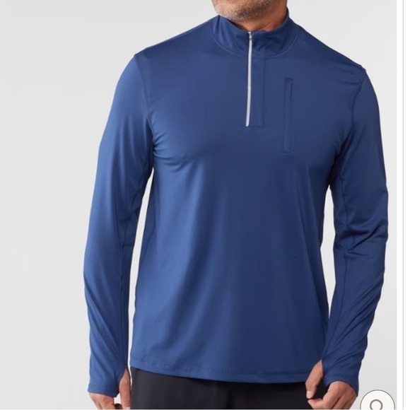 Fourlaps Venture Half-Zip Top - Men's Blue Size Small - Picture 14 of 14